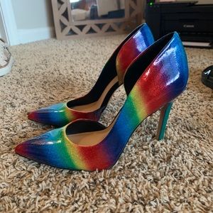 Rainbow Heels